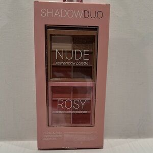 NWT SHADOW DUO (2 Sets) Nude & Rosy Eyeshadow Palettes.